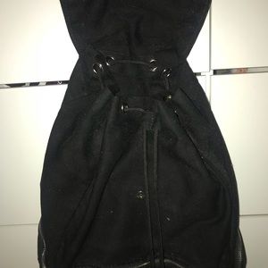 Victoria Secret Pink black backpack